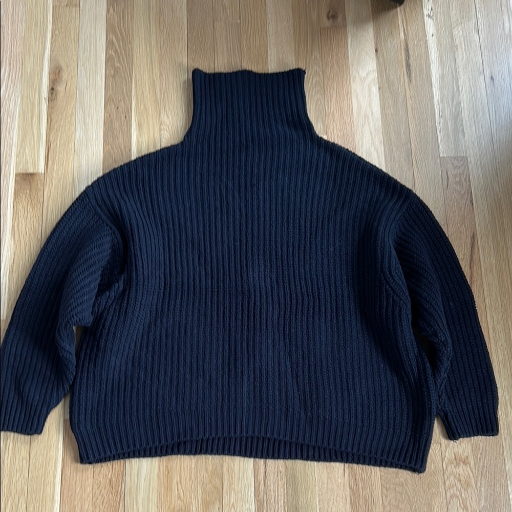 Black Turtleneck Sweater